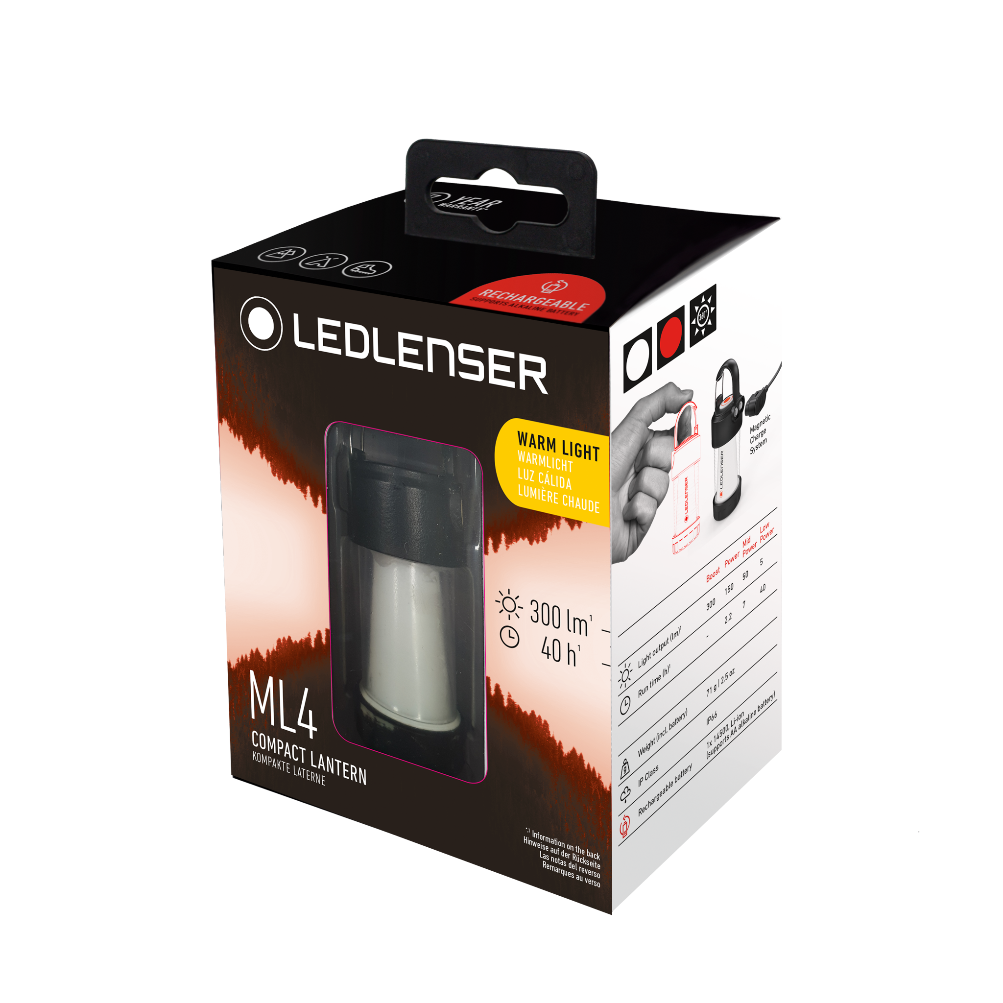 Ledlenser ML4 Warm White Rechargeable Mini Lantern | Ledlenser USA