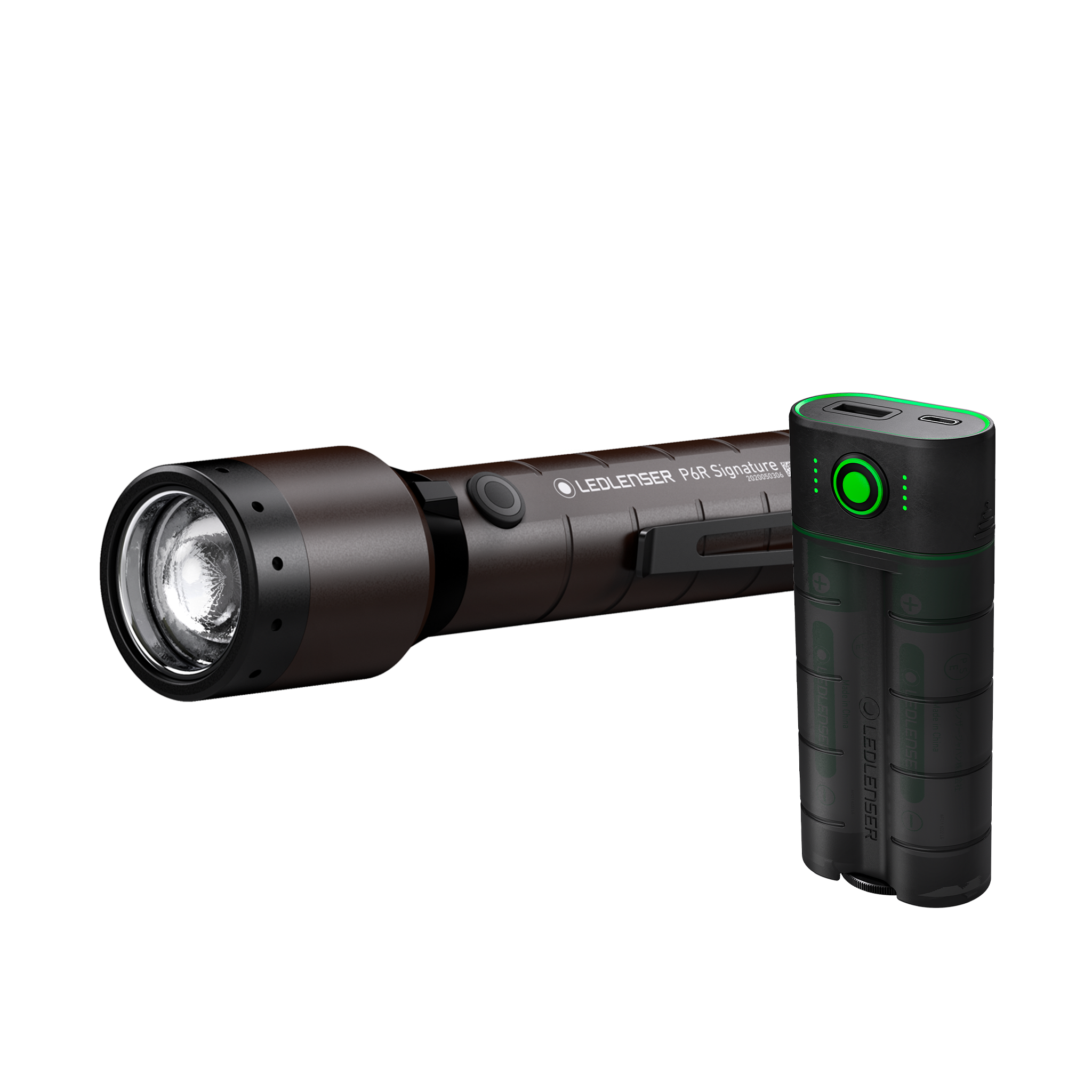 P6R Signature Flashlight + Flex7 Powerbank-Ledlenser USA